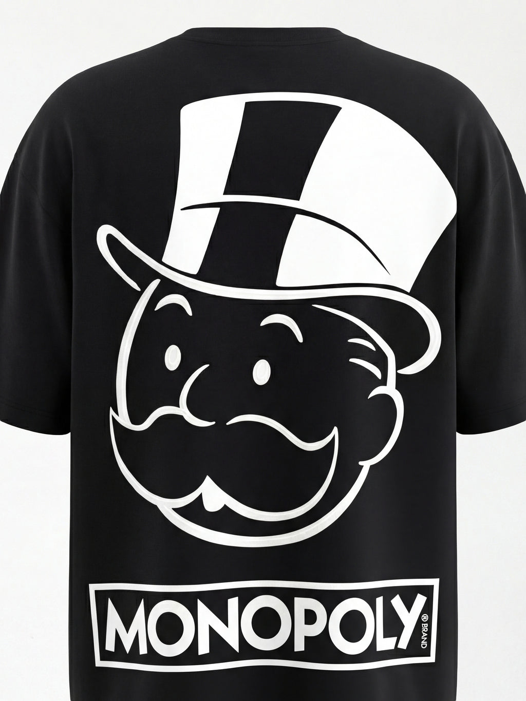 Highlander Men Black Monopoly Printed Round Neck T-Shirt - Black - Image 1