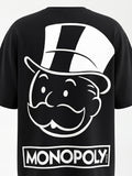 Highlander Men Black Monopoly Printed Round Neck T-Shirt - Black - Image 1