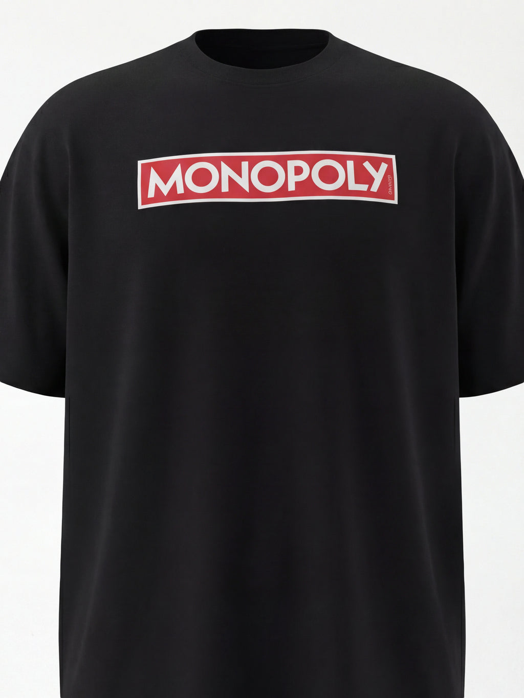 Highlander Men Black Monopoly Printed Round Neck T-Shirt - Black - Image 2