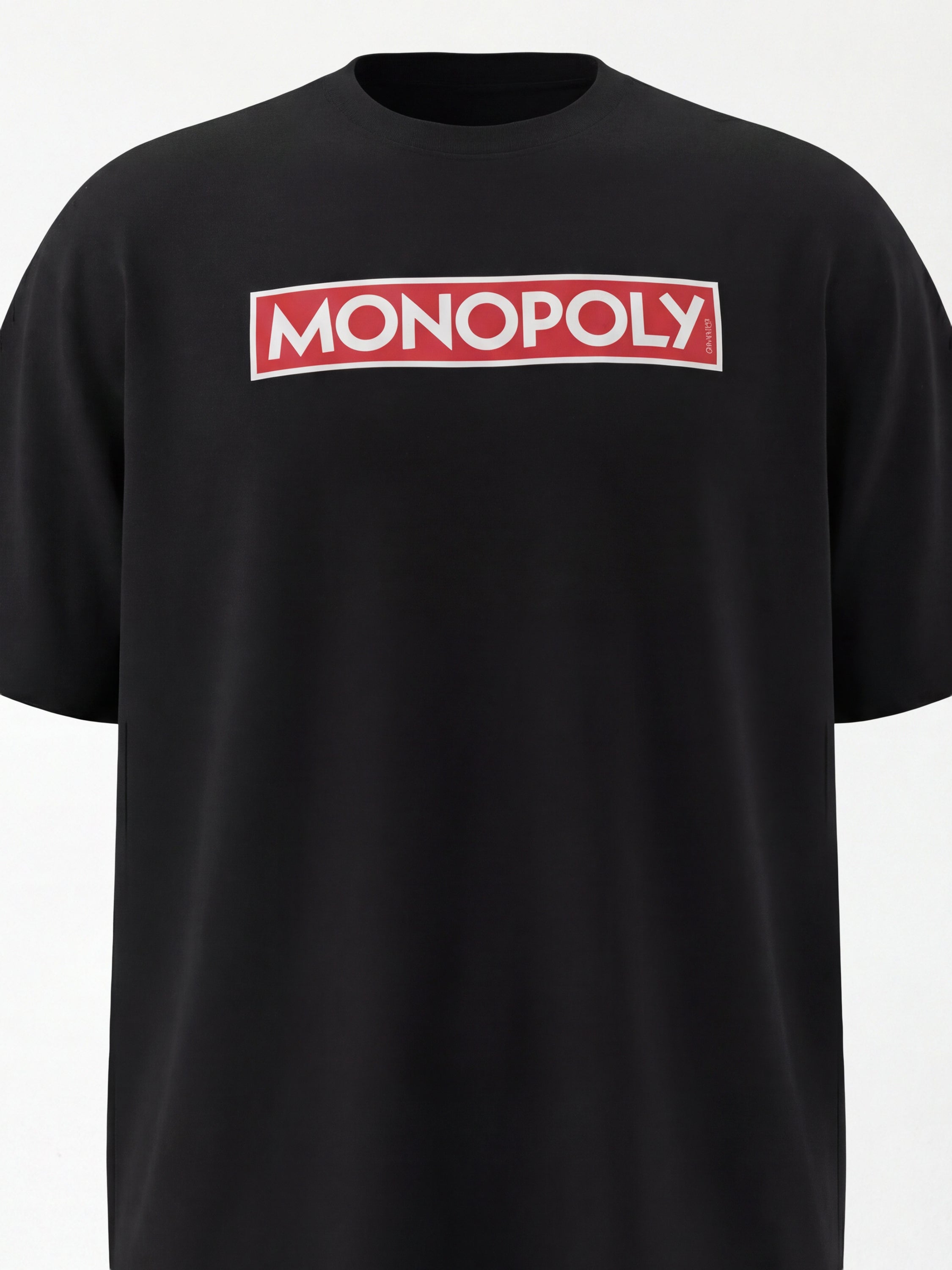 Highlander Men Black Monopoly Printed Round Neck T-Shirt - Black - Image 2