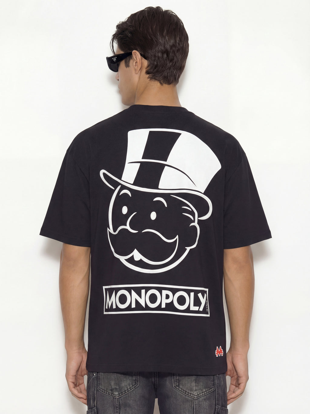 Highlander Men Black Monopoly Printed Round Neck T-Shirt - Black - Image 5