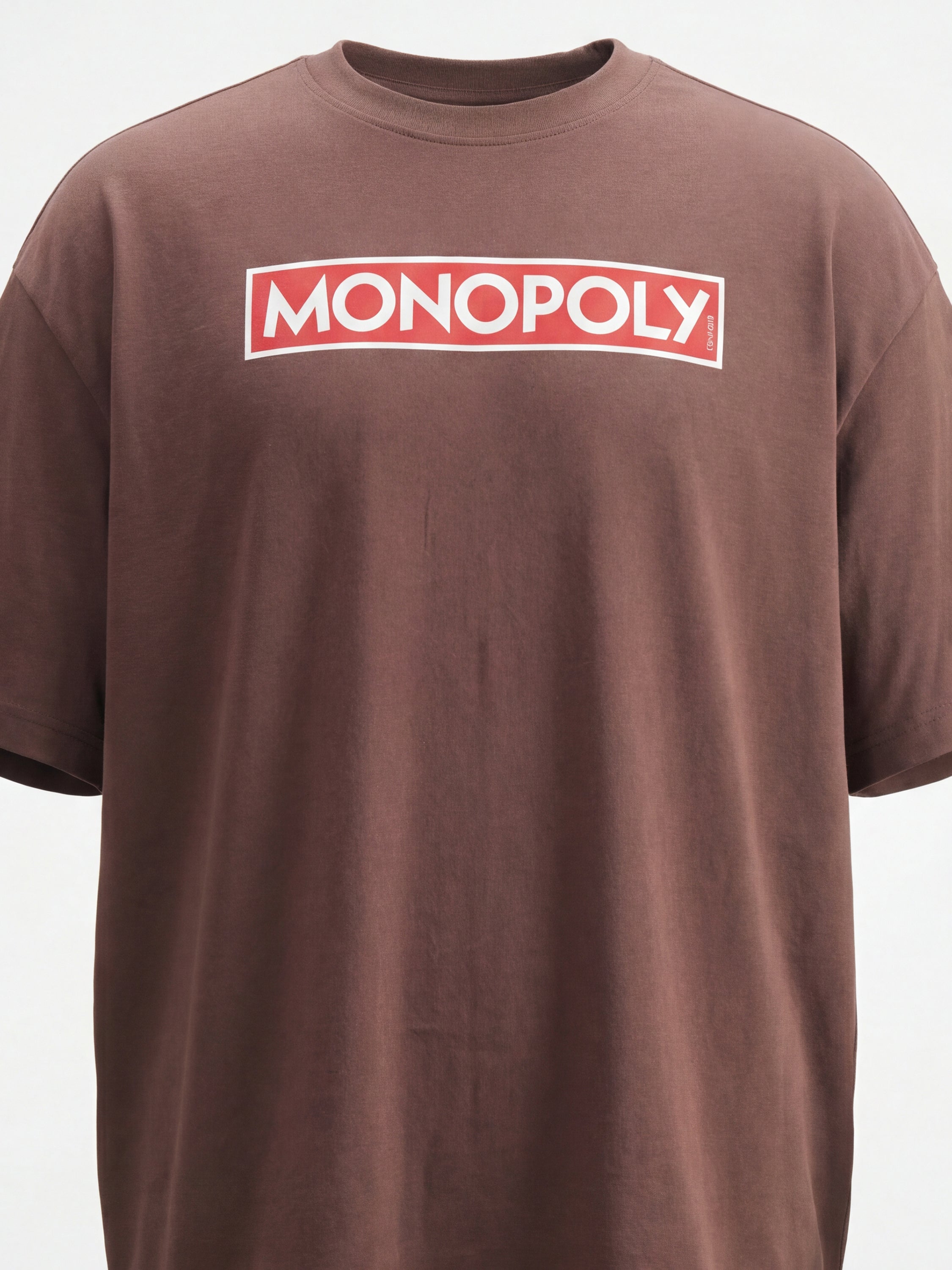 Highlander Men Brown Monopoly Printed Round Neck T-Shirt - Brown - Image 2