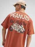 Highlander Men Brown Peanuts Printed Round Neck T-Shirt - Brown - Image 1