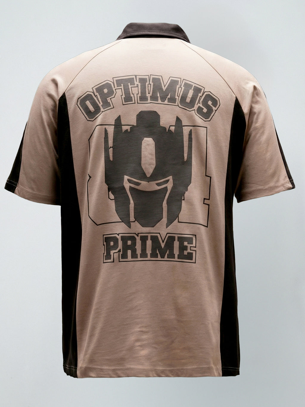 Highlander Men Peach Transformers Printed Polo Collar T-Shirt - Peach - Image 7