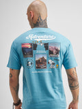 Highlander Men Blue Peanuts Printed Round Neck T-Shirt - Blue - Image 1