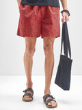 Disney By Highlander Men Red Mickey Mouse Cotton Boxers - Red - Image 1