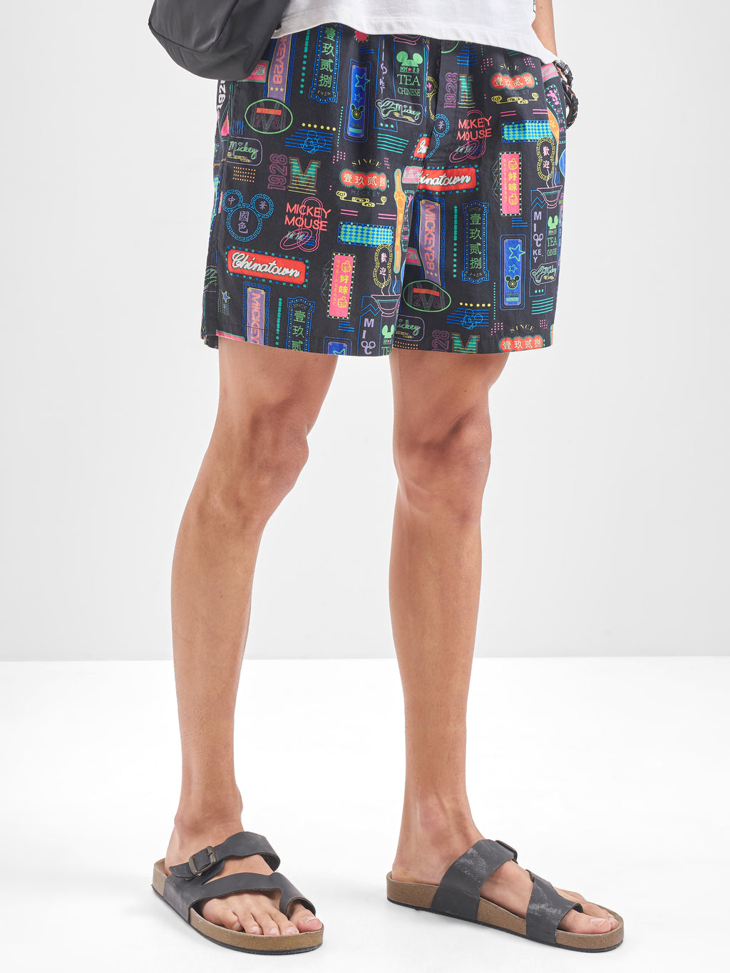 Disney By Highlander Men Black Mickey Mouse Cotton Boxers - Black - Image 6