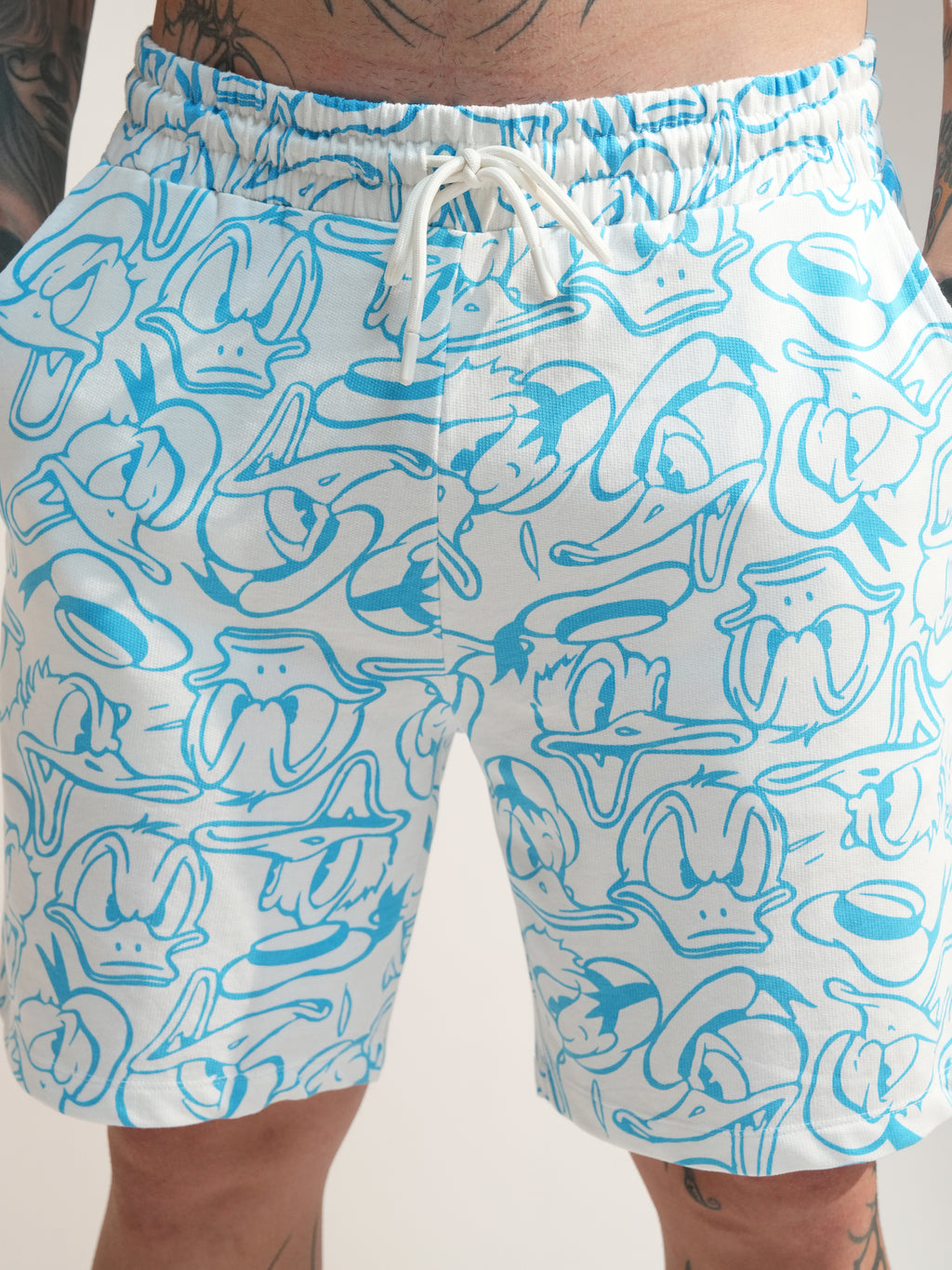 Disney By Highlander Men Turquoise Donald Duck T-Shirt With Shorts Co-Ords - Turquoise - Image 8