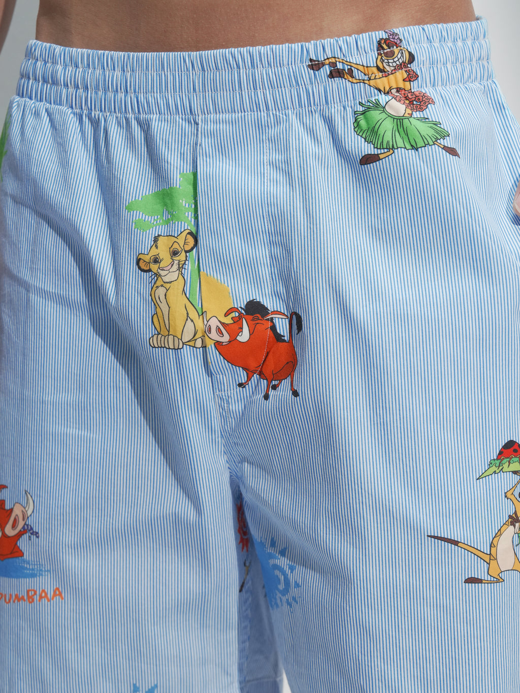 Disney By Highlander Men Blue Lion King Shirt With Shorts Co-Ords - Blue - Image 8