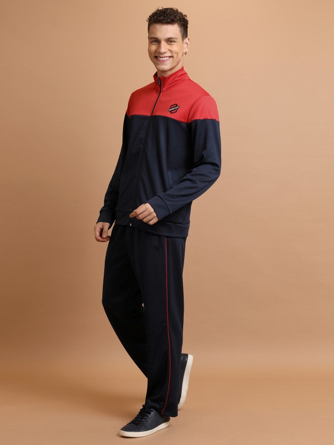 Highlander Men Navy/Red Sweatshirt With Trouser Co-Ords - Navy Blue - Image 2