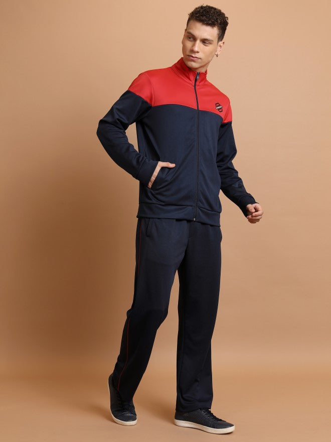 Highlander Men Navy/Red Sweatshirt With Trouser Co-Ords - Navy Blue - Image 4