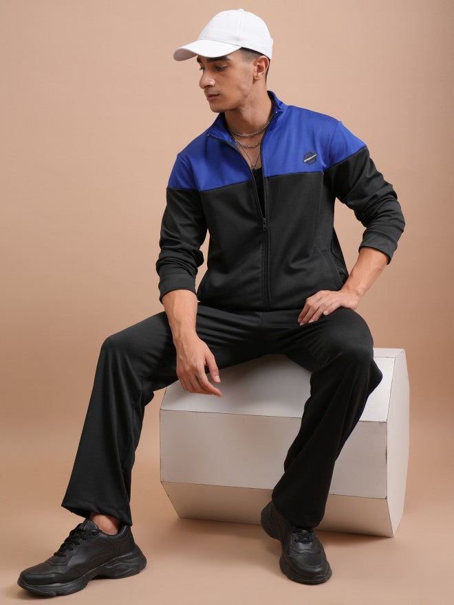 Highlander Men Black Sweatshirt With Trouser Co-Ords - Black - Image 1