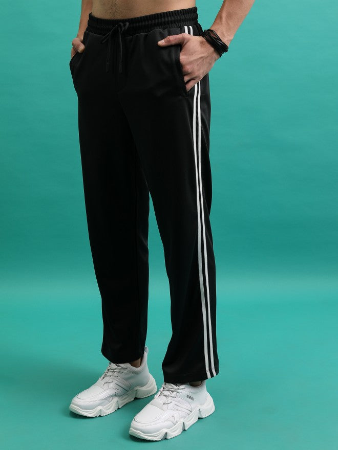 Men Sweatshirt With Trouser Co-Ords - Black - Image 7