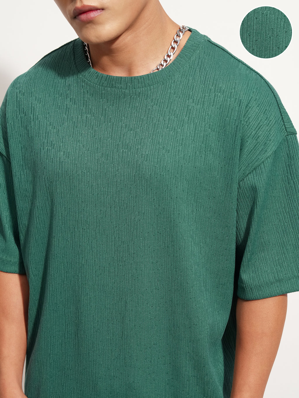 Highlander Men Teal T-Shirt With Shorts Co-Ords - Teal - Image 5