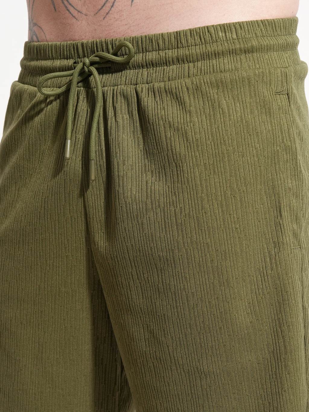 Highlander Men Olive T-shirt With Shorts Co-Ords - Olive - Image 7
