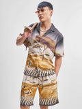 Highlander Men Multi Shirt With Shorts Co-Ords - Multi - Image 1