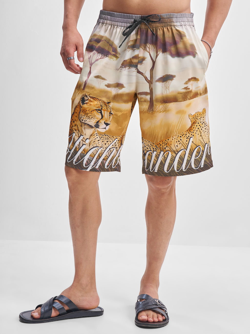 Highlander Men Multi Shirt With Shorts Co-Ords - Multi - Image 8