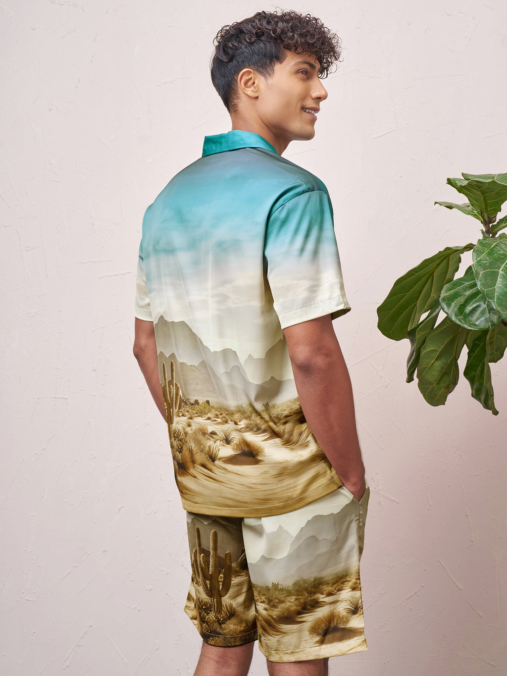 Highlander Men Multi Shirt With Shorts Co-Ords - Multi - Image 3