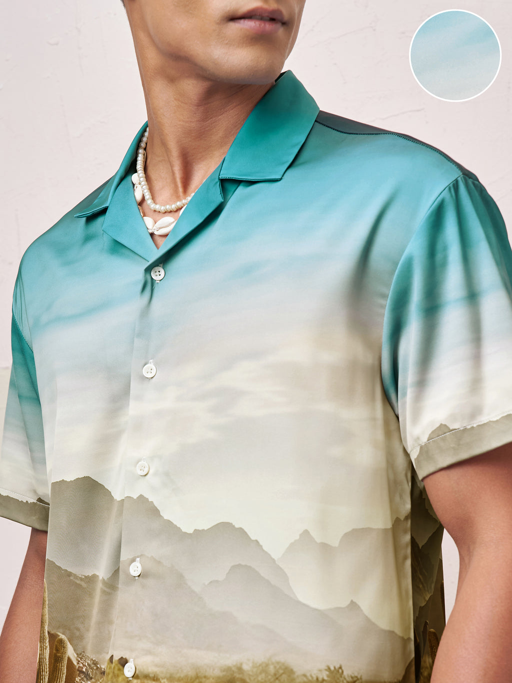 Highlander Men Multi Shirt With Shorts Co-Ords - Multi - Image 5