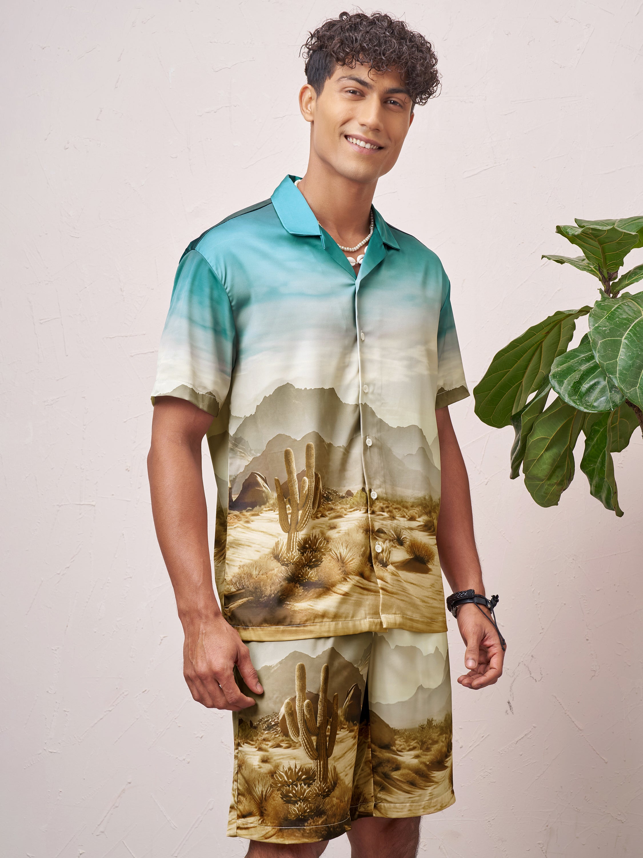 Highlander Men Multi Shirt With Shorts Co-Ords - Multi - Image 6
