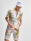 Highlander Men Multi Shirt With Shorts Co-Ords - Multi - Image 1