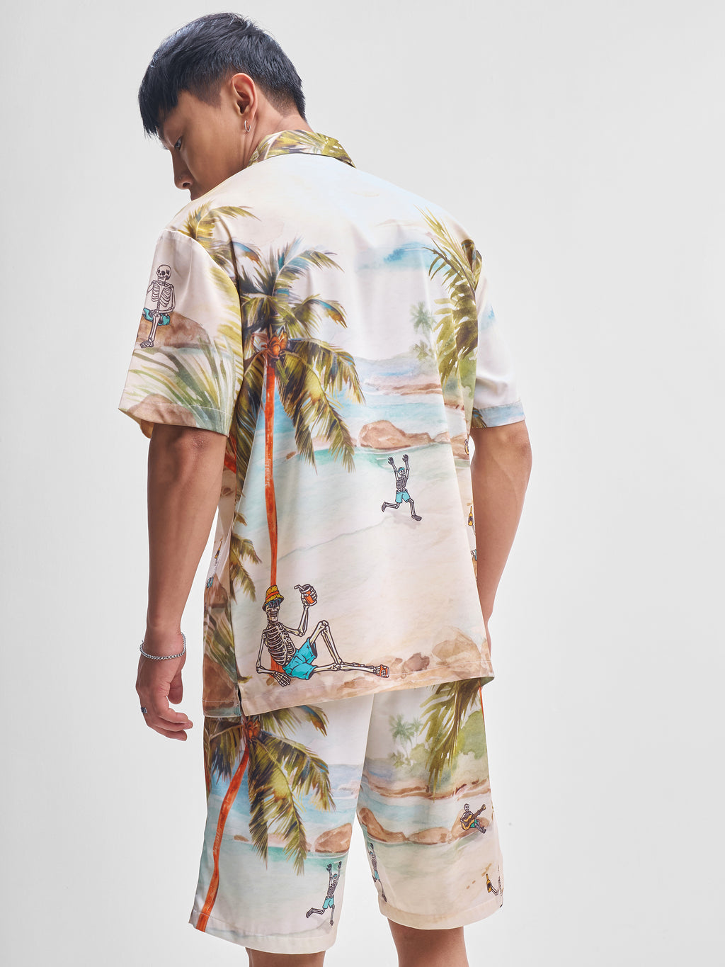 Highlander Men Multi Shirt With Shorts Co-Ords - Multi - Image 3