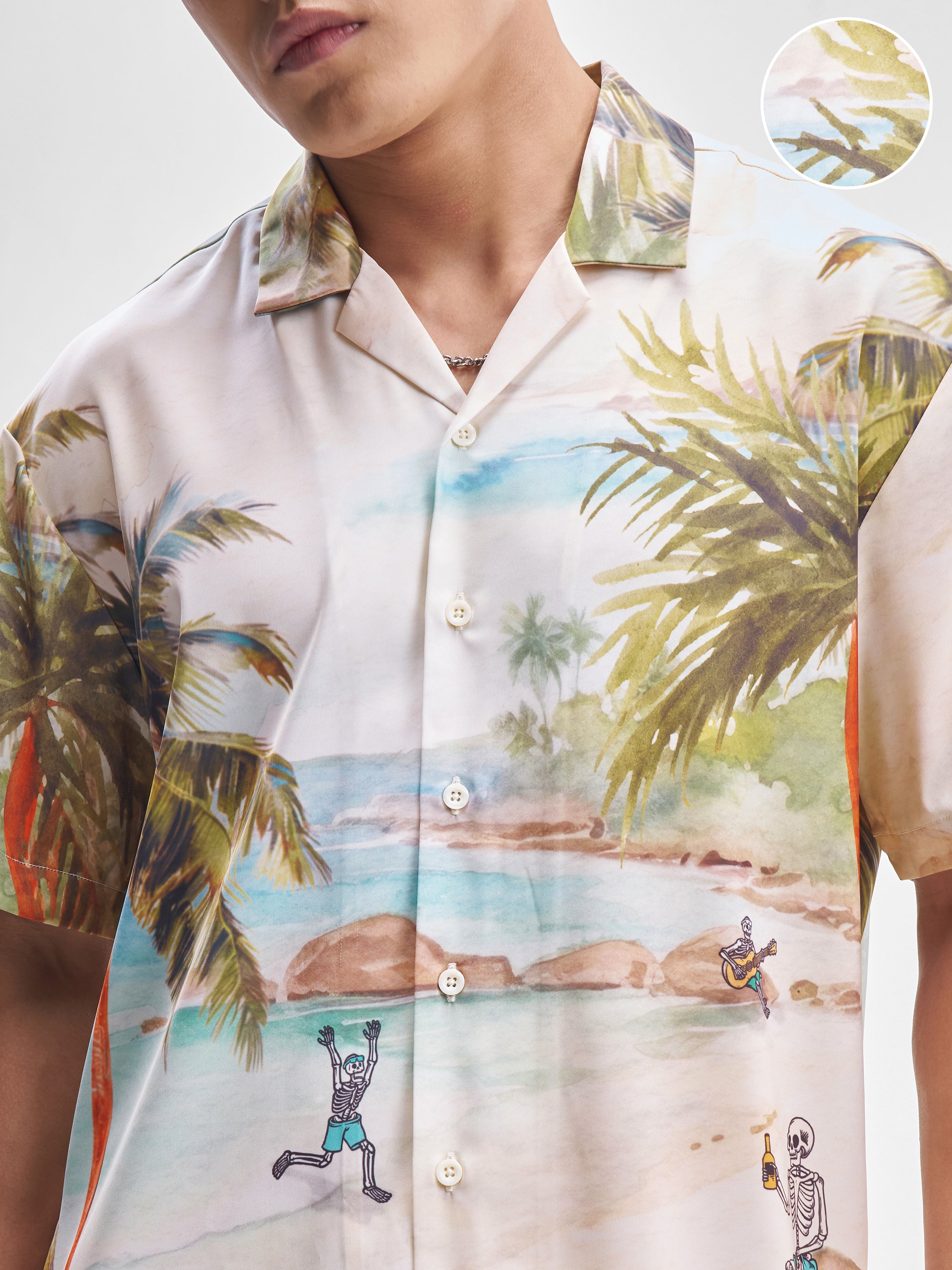 Highlander Men Multi Shirt With Shorts Co-Ords - Multi - Image 5