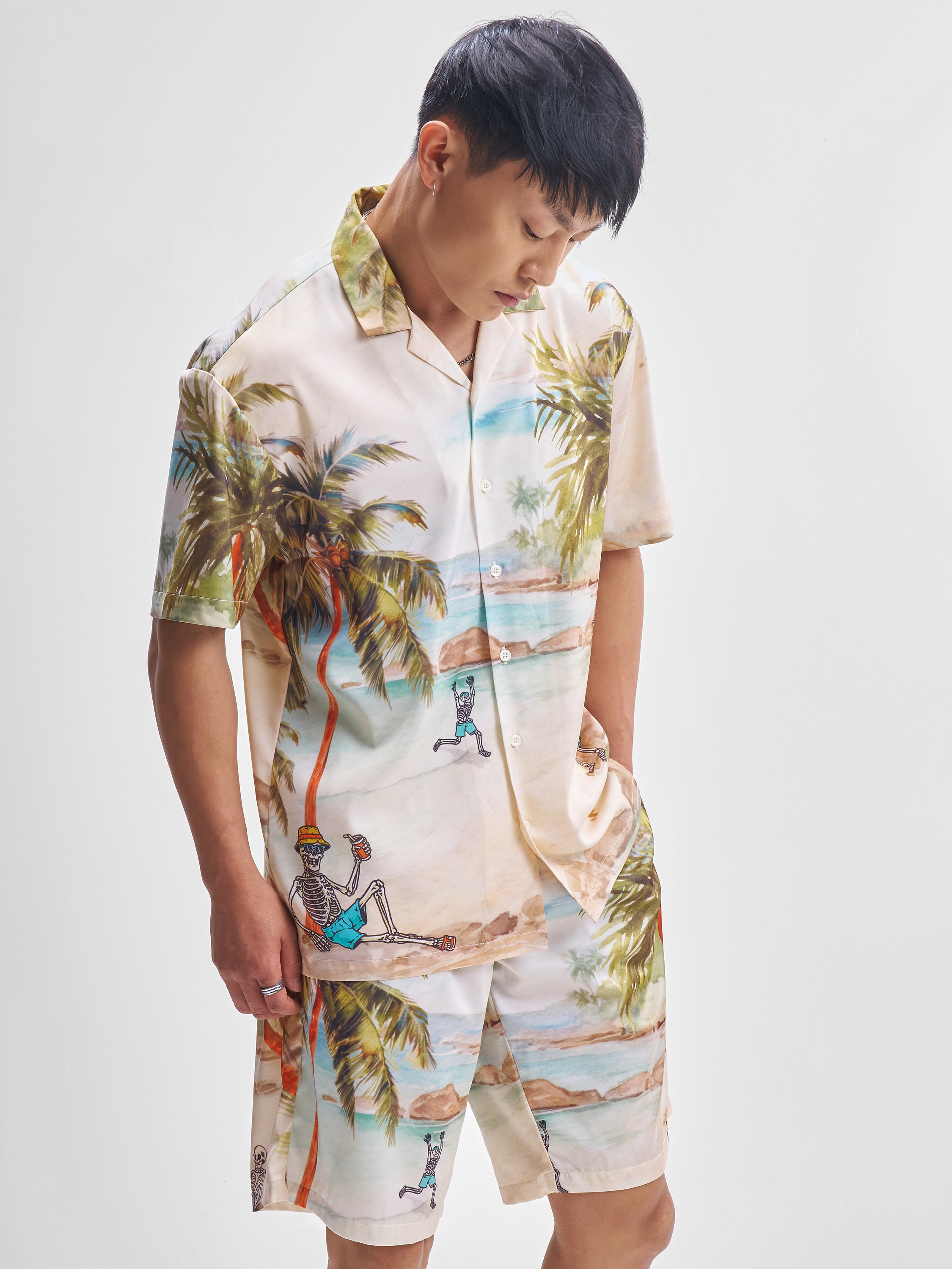 Highlander Men Multi Shirt With Shorts Co-Ords - Multi - Image 6