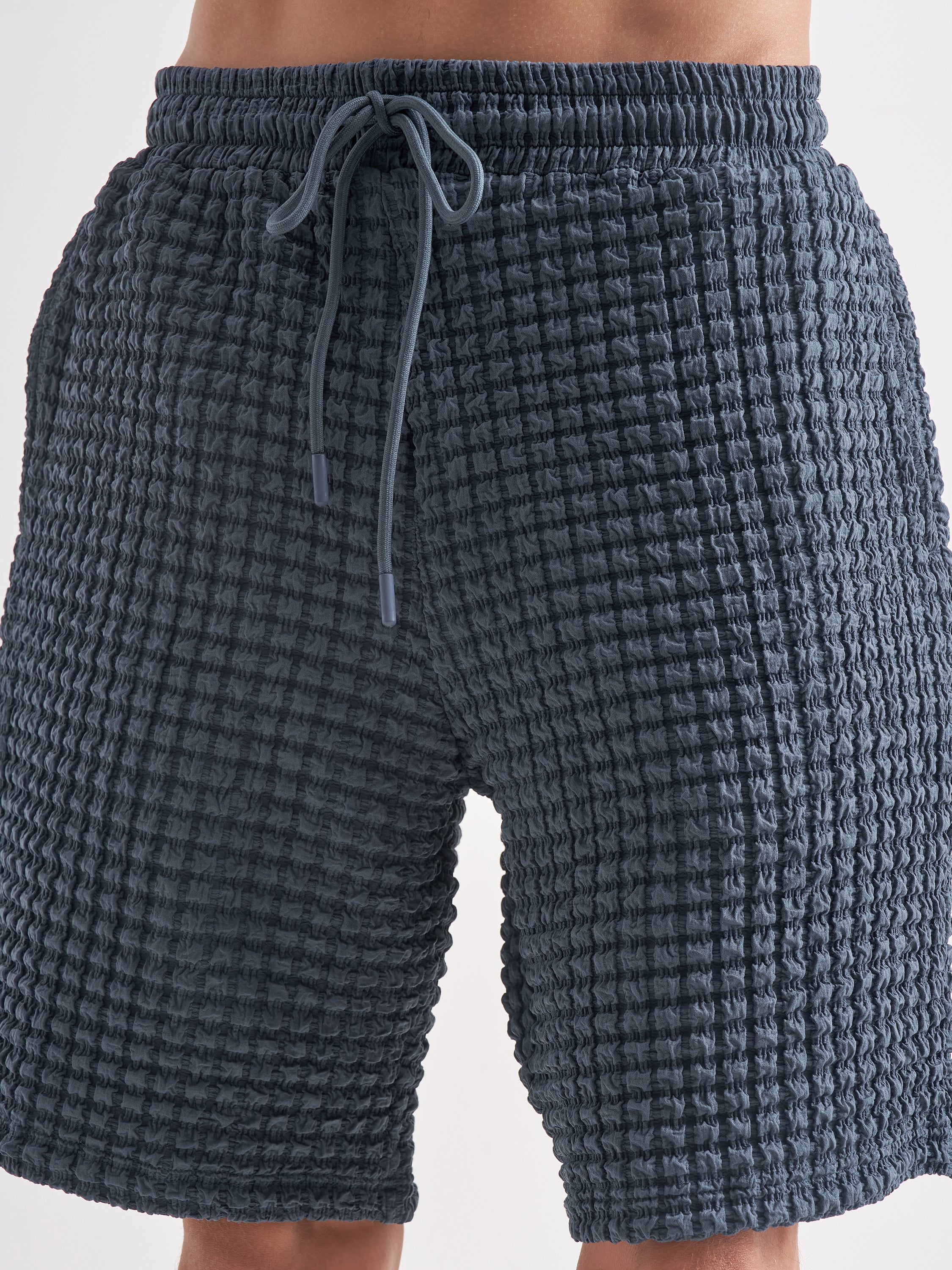 Highlander Men Navy Blue Shirt With Shorts Co-Ords - Navy Blue - Image 7