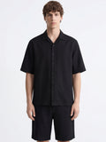 Highlander Men Black Shirt With Shorts Co-Ords - Black - Image 1