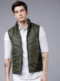 Highlander Men Green Solid Puffer Jacket - Green - Image 1