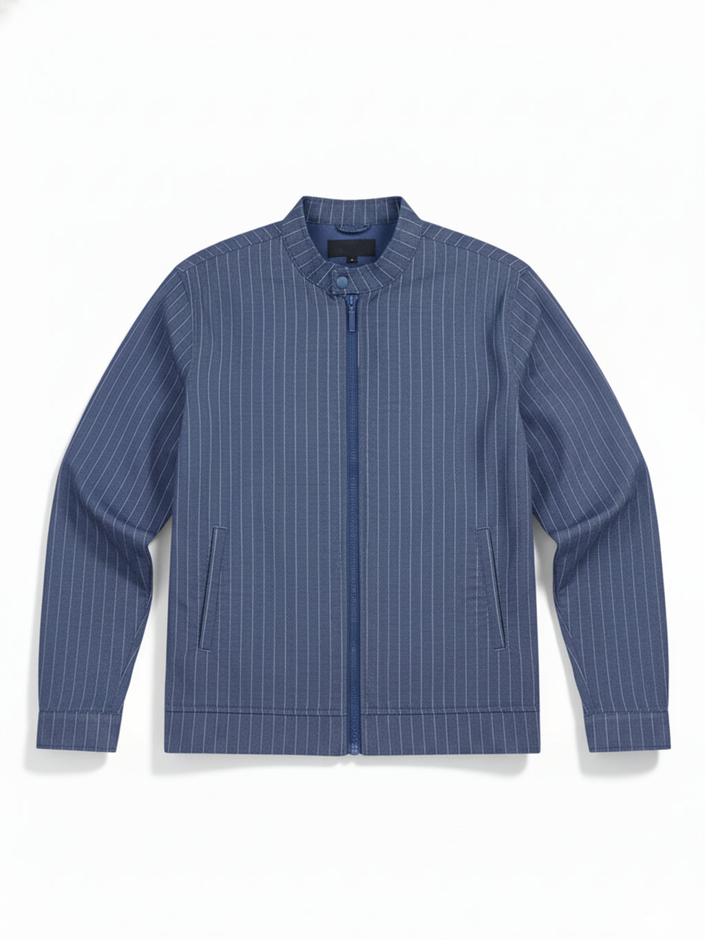HIGHLANDER Men violet Striped Bomber Jacket - violet - Image 5