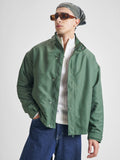 Highlander Men Olive Solid Bomber Jacket - Olive - Image 1