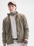 Highlander Men Green Solid Bomber Jacket - Green - Image 1