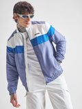 Highlander Men Navy Blue Colourblocked Bomber Jacket - Navy Blue - Image 1
