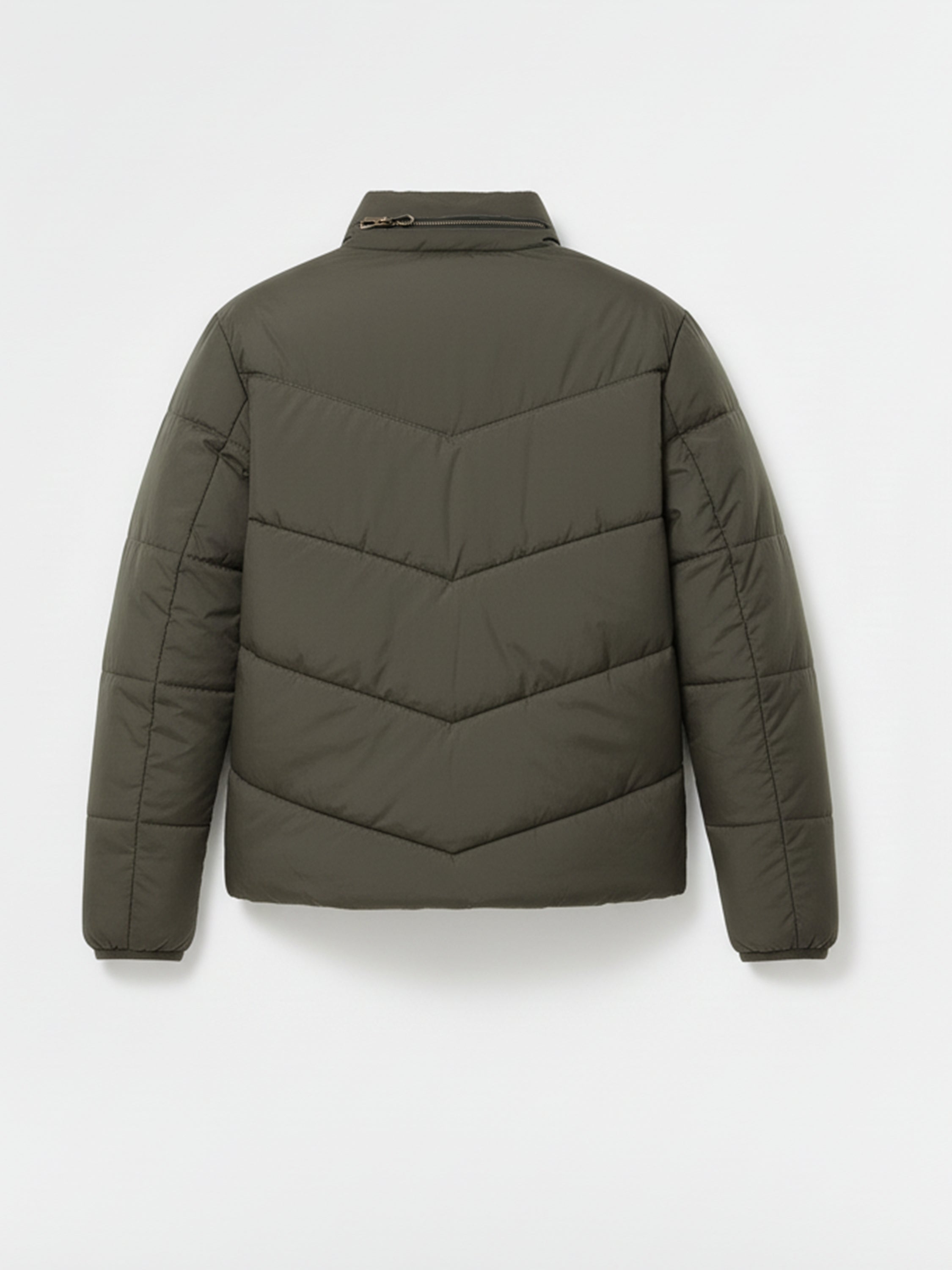 Highlander Men Green Solid Puffer Jacket - Green - Image 5
