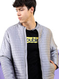Highlander Men Grey Solid Puffer Jacket - Grey - Image 1