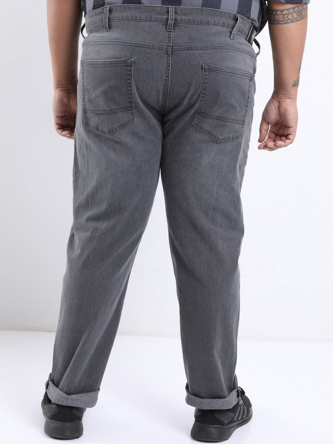 Highlander Men Grey Slim Fit Stretchable Jeans - Grey - Image 3