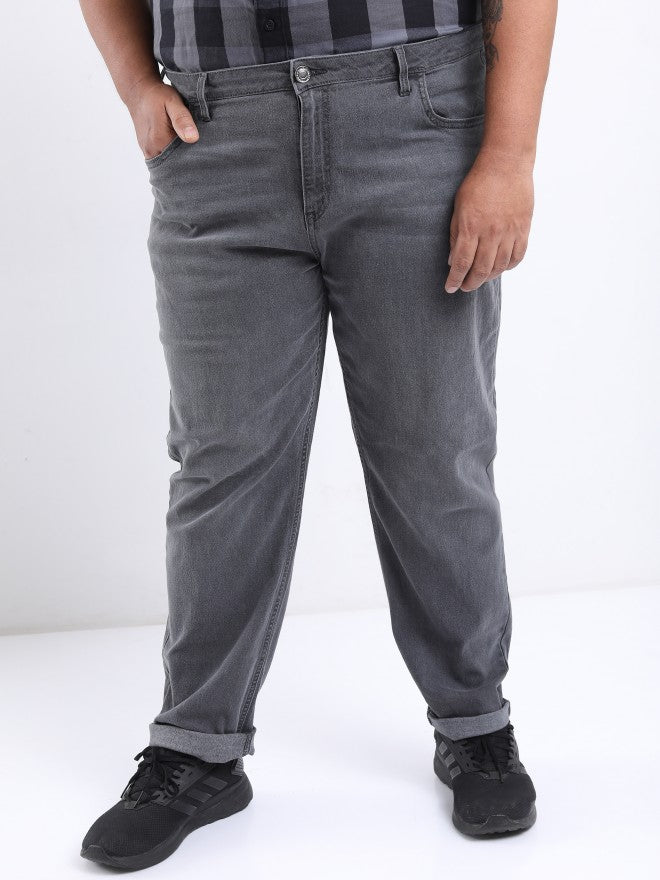 Highlander Men Grey Slim Fit Stretchable Jeans - Grey - Image 4