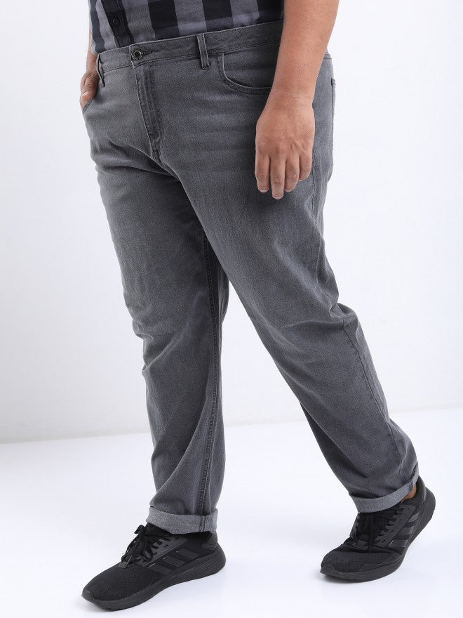 Highlander Men Grey Slim Fit Stretchable Jeans - Grey - Image 6