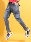 Highlander Men Blue Slim Fit Stretchable Jeans - Blue - Image 1