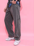 Highlander Men Grey Straight Fit Jeans - Grey - Image 1