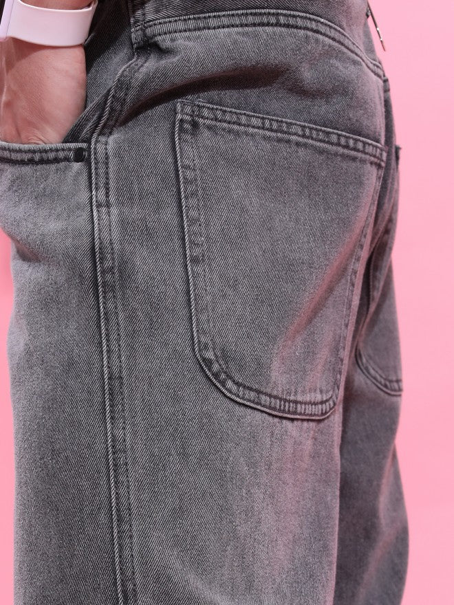 Highlander Men Grey Straight Fit Jeans - Grey - Image 5