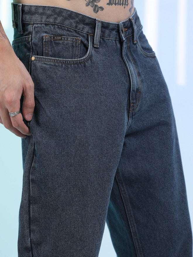 Highlander Men Blue Straight Fit Jeans - Blue - Image 5