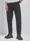 Highlander Men Black Tapered Fit Stretchable Jeans - Black - Image 1