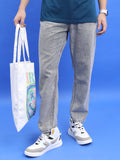 Highlander Men Light Grey Straight Fit Jeans - Light Grey - Image 1