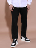Highlander Men Black Relaxed Fit Jeans - Black - Image 1