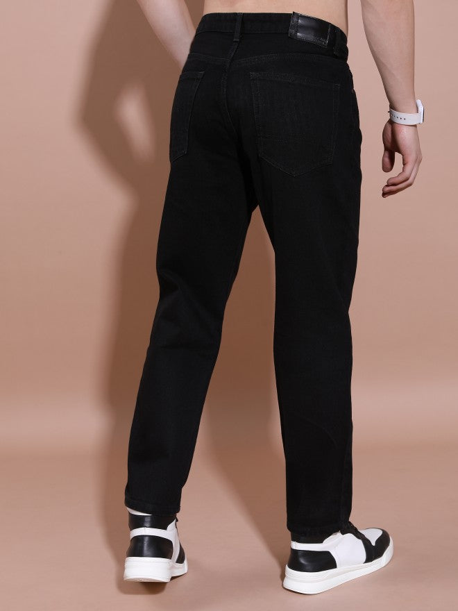 Highlander Men Black Relaxed Fit Jeans - Black - Image 3