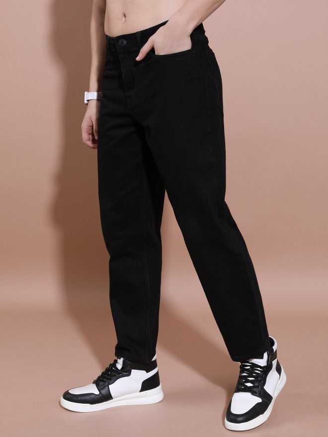Highlander Men Black Relaxed Fit Jeans - Black - Image 4