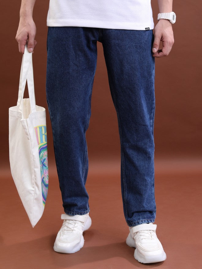 Highlander Men Blue Straight Fit Jeans - Blue - Image 1